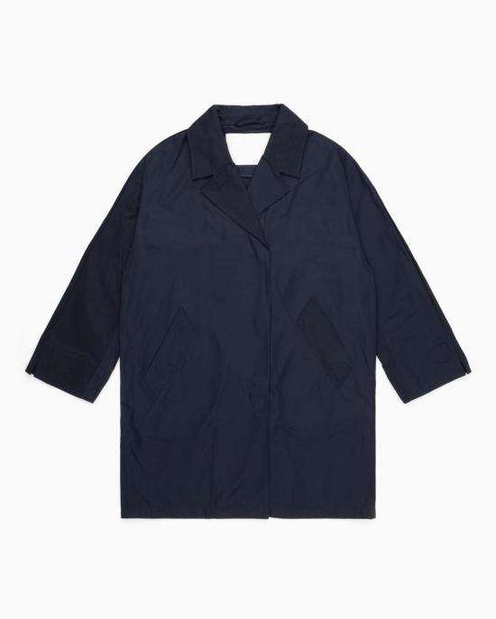  OOFWear 트렌치 코트 우프 웨어 메모리 나일론  네이비