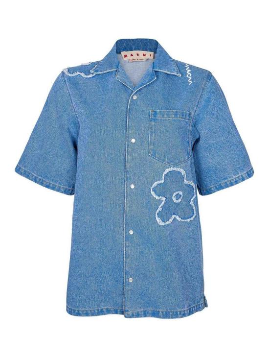 25SS 마르니 셔츠 CAJD0614QSUSCX34PCB44 Dark Wash