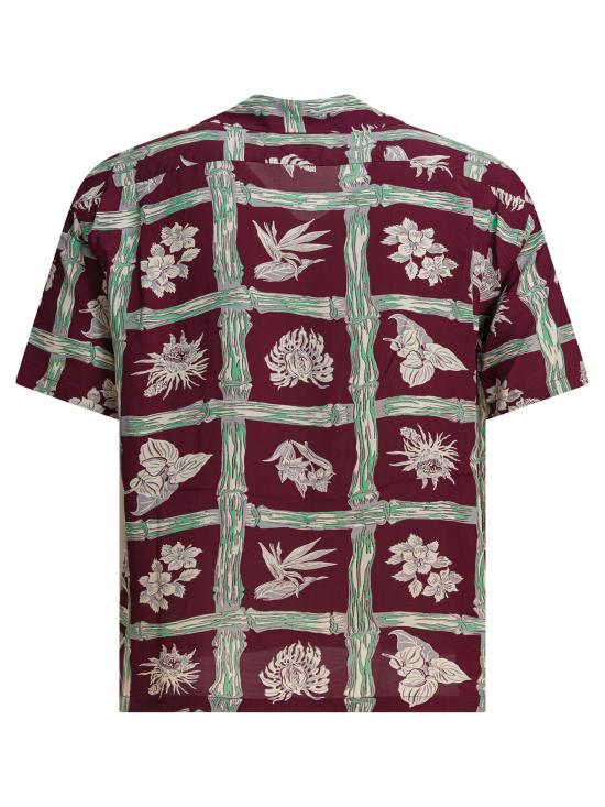 25SS 선서프 반팔 셔츠 SS39419138 Bordeaux - SUN SURF
