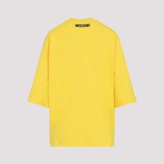 25FW 모스키노 반팔 티셔츠 252EV0717 5541 1027 FANTASIA GIALLO YELLOW ORANGE - MOSCHINO
