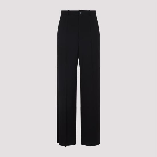 25FW 발렌시아가 스트레이트 팬츠 841107 TRT01 1000 BLACK - BALENCIAGA