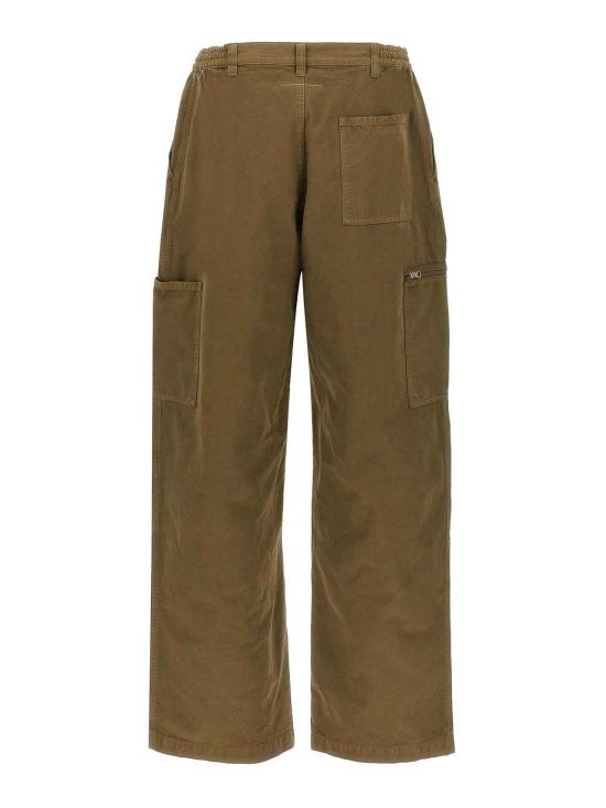 25FW MM6 메종마르지엘라 스트레이트 팬츠 SH0KA0029S78548706 Green - MM6 MAISON MARGIELA