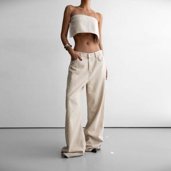  더 엔케이씨 스토어 스트레이트 팬츠 Nkc Store 발리 리넨 팬츠