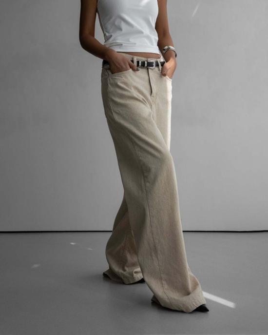  더 엔케이씨 스토어 스트레이트 팬츠 Nkc Store 발리 리넨 팬츠 - The NKC Store
