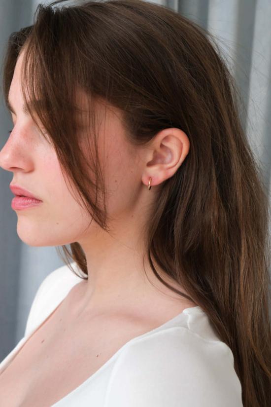  파이프앤로우 이어링 쁘띠 후프 - PIPE & ROW