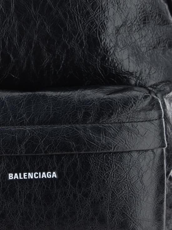 26SS 발렌시아가 로고 패치 익스플로러 백팩 5032211VG07 1000 BLACK - BALENCIAGA
