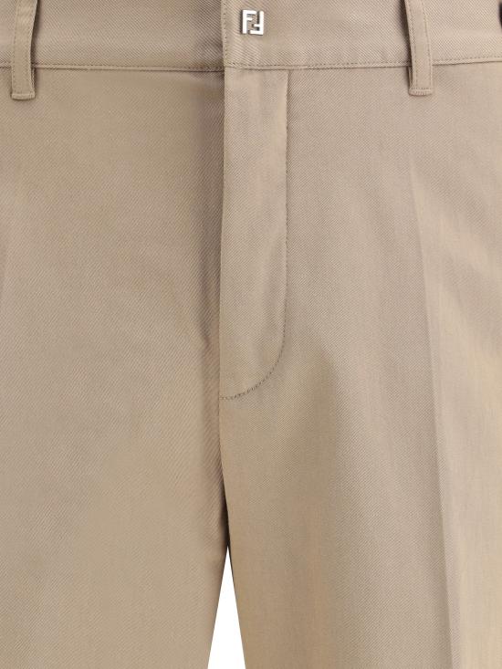 25FW 펜디 스트레이트 팬츠 FB1076AQMV F0QD3 BROWN - FENDI