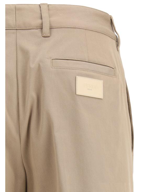 25FW 펜디 스트레이트 팬츠 FB1076AQMV F0QD3 BROWN - FENDI