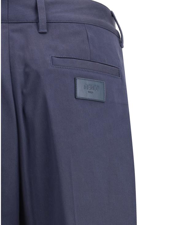 25FW 펜디 스트레이트 팬츠 FB1076AQMV F0PTH BLUE - FENDI