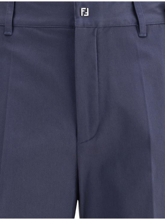 25FW 펜디 스트레이트 팬츠 FB1076AQMV F0PTH BLUE - FENDI