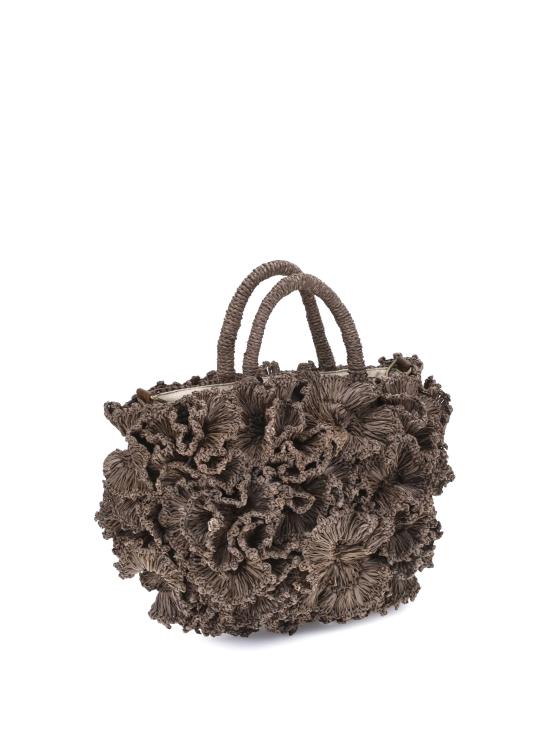 26SS 이벨리브 토트백 CORAL DARKTEA BROWN - IBELIV