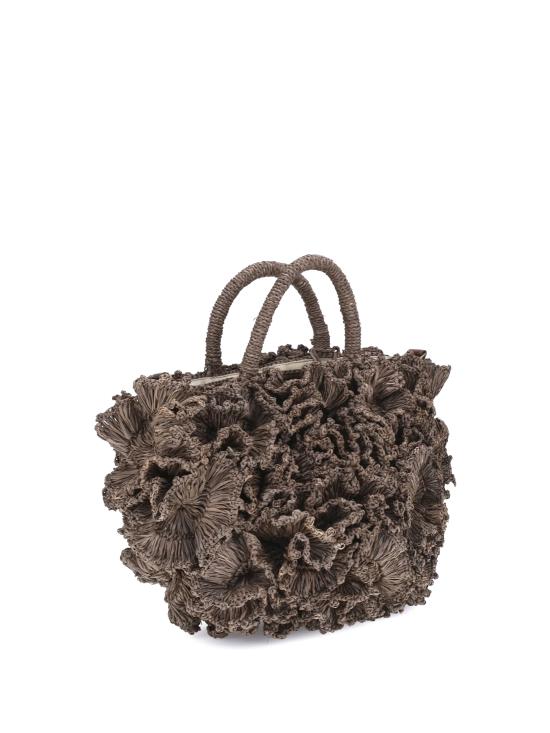 26SS 이벨리브 토트백 CORAL DARKTEA BROWN - IBELIV