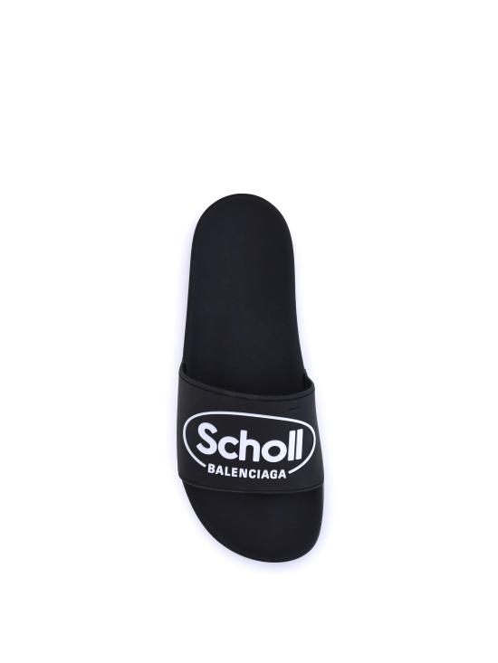 25FW 발렌시아가 뮬/슬리퍼 689031W1SA7 1090 BLACK - BALENCIAGA