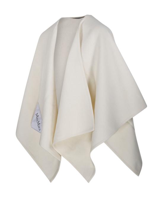 25FW 막스마라 케이프 2524546081600 001 BIANCO OTTICO - MAX MARA