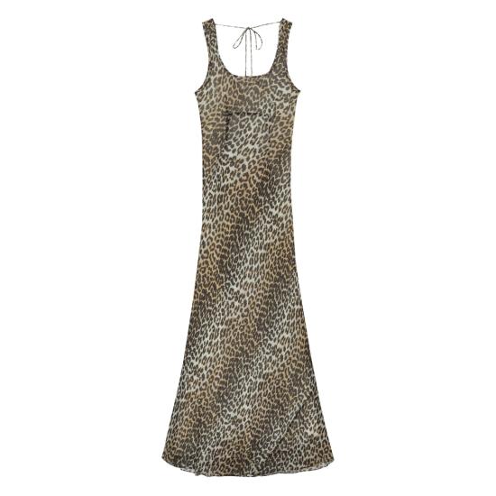 25FW 가니 롱 원피스 W0436 943 NEUTRALS BROWN