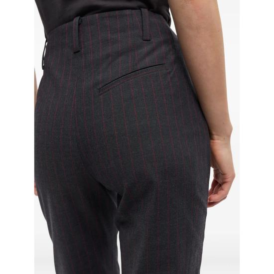 25FW 가니 스트레이트 팬츠 W0672 252 BLACK RED - GANNI