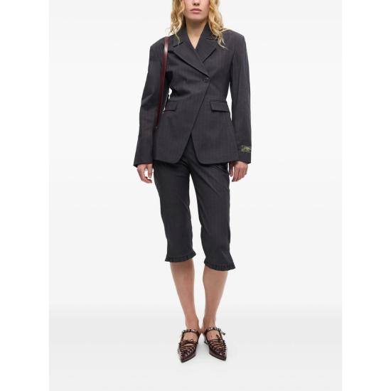 25FW 가니 스트레이트 팬츠 W0672 252 BLACK RED - GANNI