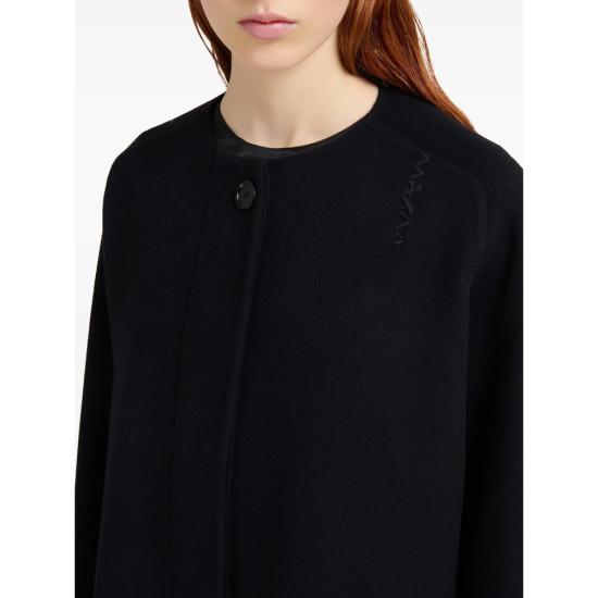 25FW 마르니 코트 UTWA21 SPMA0024KS 00N99 BLACK - MARNI