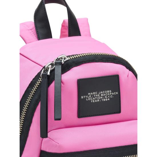 25FW 마크제이콥스 더 바이커 미디움 나일론 백팩 2F3HBP029H02 678 PINK - MARC JACOBS