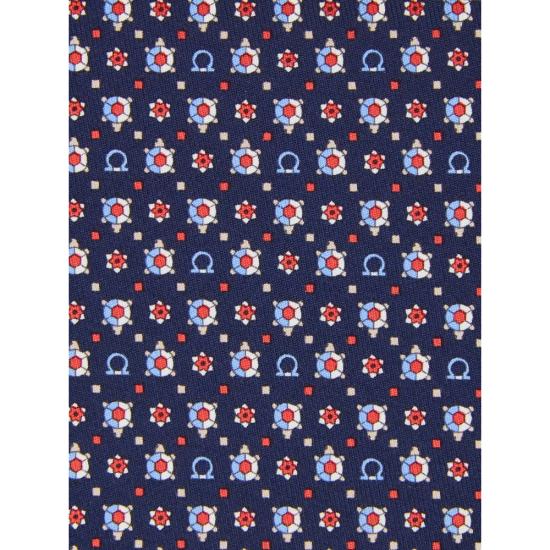 25FW 살바토레 페라가모 넥타이 351289 0785389 BL RO BLUE RED - SALVATORE FERRAGAMO