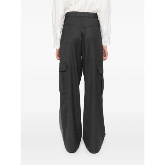 25FW 스텔라 맥카트니 스트레이트 팬츠 640284 3CU703 1230 GREY - STELLA MCCARTNEY