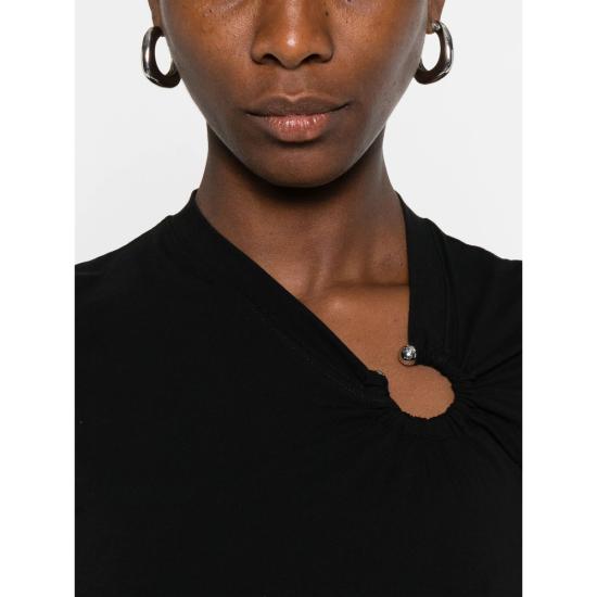 25FW 파코라반 롱 원피스 25PJRC062 OO0555 P001 BLACK - PACO RABANNE