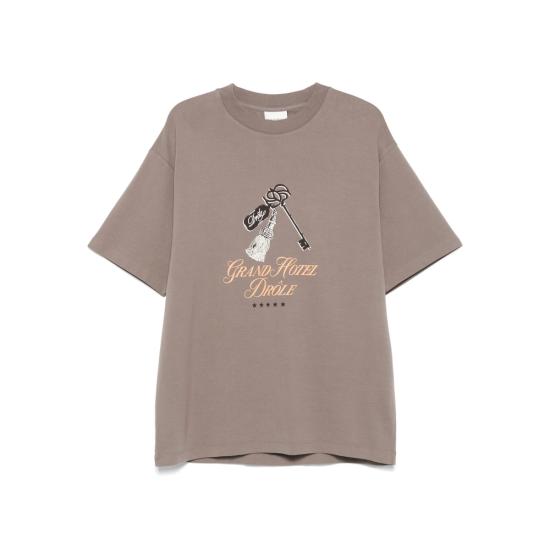 25FW 드롤드무슈 탑 H TS261 CO0002 TAUPE GREY