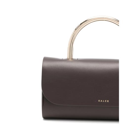 25FW 살세 토트백 S197PITMET MED CHOCO BROWN - SALCE