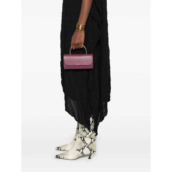 25FW 살세 토트백 S197PITMET MED BURG RED - SALCE