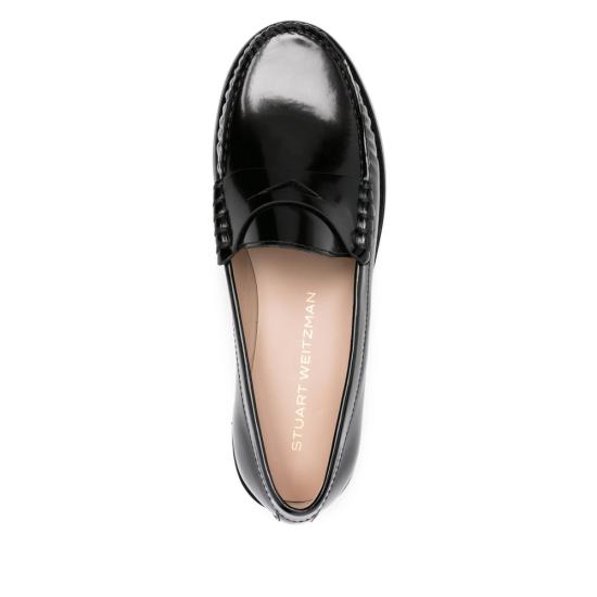 25FW 스튜어트 와이츠먼 로퍼 LOTTIE LOAFER BLACK - STUART WEITZMAN