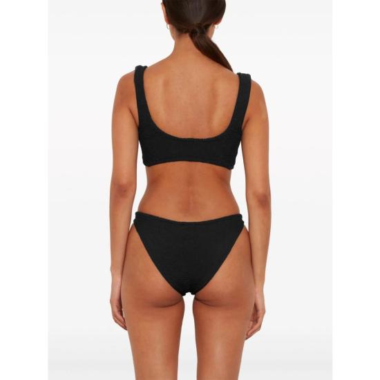 25FW 훈자 지 비키니 수영복 B JUNO CR CRINKLE BLACK - HUNZA G