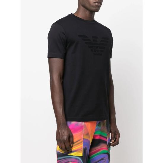 25FW 엠포리오 아르마니 탑 1JGYZ 8N1TD2 0975 BLUE - EMPORIO ARMANI