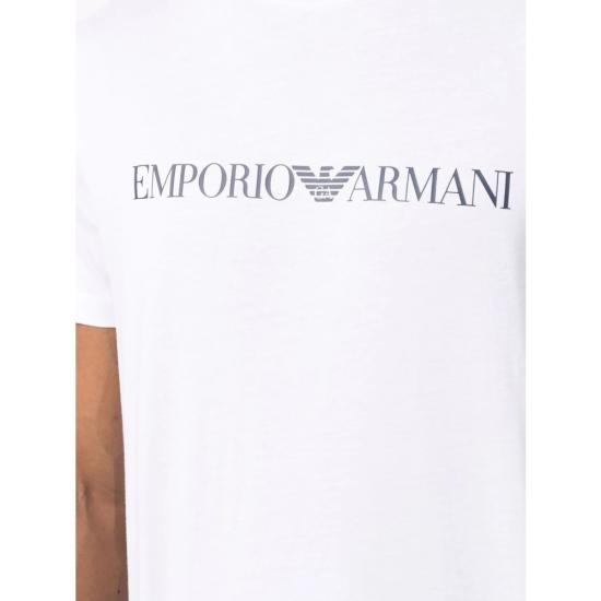 25FW 엠포리오 아르마니 탑 1JPZZ 8N1TN5 0146 WHITE - EMPORIO ARMANI