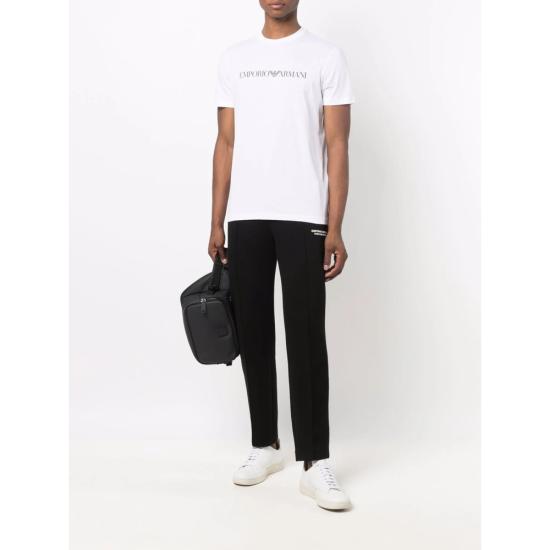 25FW 엠포리오 아르마니 탑 1JPZZ 8N1TN5 0146 WHITE - EMPORIO ARMANI