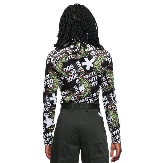  화이트 긴팔 티셔츠 932WBW 46 - WHITE