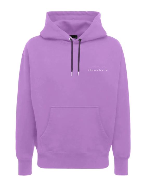  쓰로우백 스웨트셔츠 남성 TBS 로고 라일락 레트로