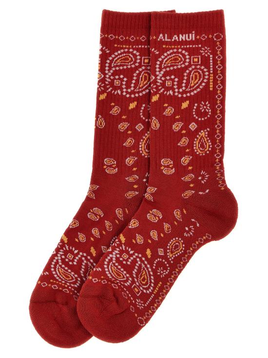 25SS 알라누이 양말 LWRA007R25KNI00127612761 Red - ALANUI
