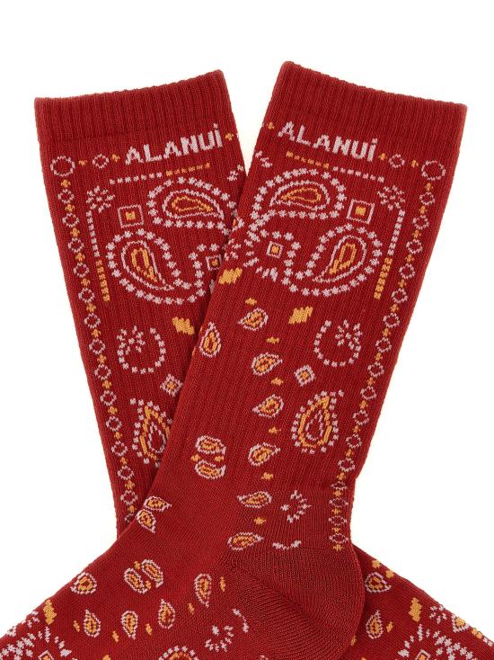 25SS 알라누이 양말 LWRA007R25KNI00127612761 Red - ALANUI