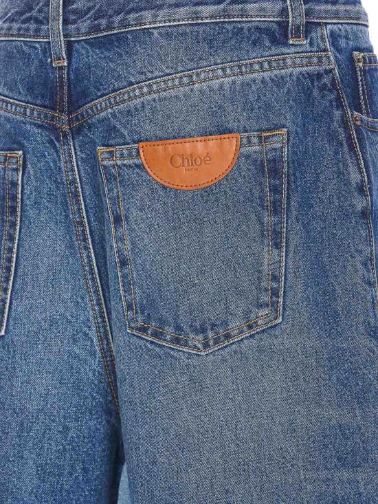 25SS 끌로에 스트레이트 팬츠 25SDS02158476 Blue - CHLOE