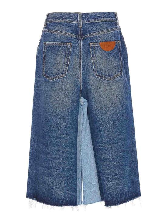 25SS 끌로에 스트레이트 팬츠 25SDS02158476 Blue - CHLOE