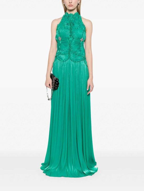 25SS 코스타렐로스 미디 스커트 PS25101341 Green - COSTARELLOS