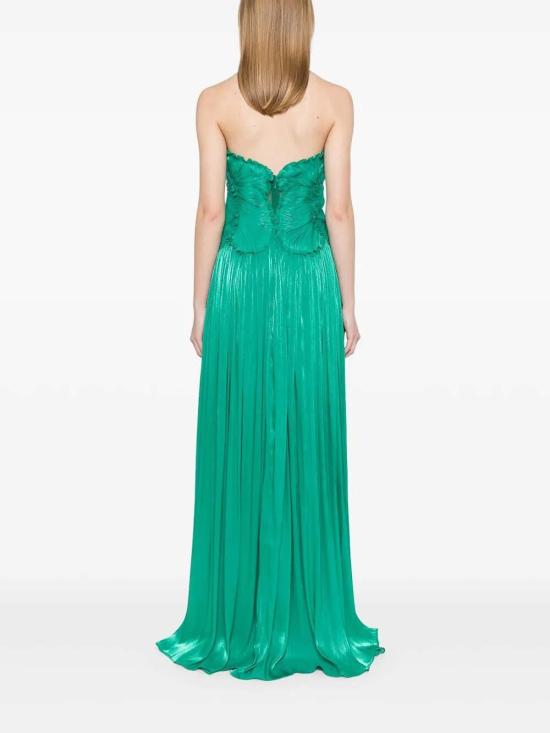 25SS 코스타렐로스 미디 스커트 PS25101341 Green - COSTARELLOS