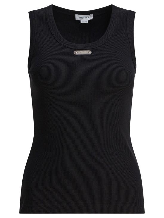 25FW 알렉산더 맥퀸 로고 플래킷 탱크탑  839507QLAER1000