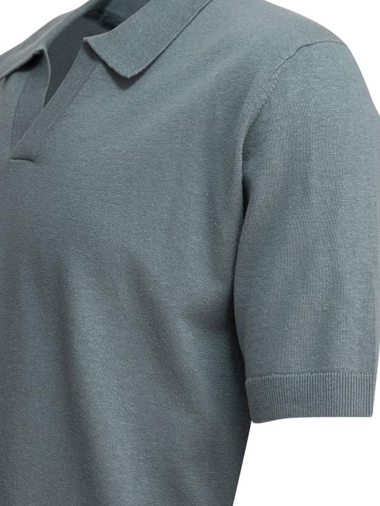 25SS 노스프로젝트 폴로 티셔츠 레이프 폴로 셔츠 블루 - NORSE PROJECTS