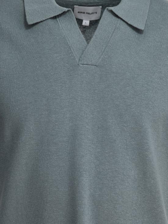 25SS 노스프로젝트 폴로 티셔츠 레이프 폴로 셔츠 블루 - NORSE PROJECTS