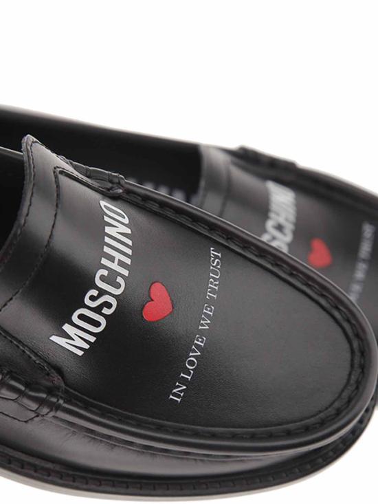  모스키노 로퍼 MA10532C1IMF0 Black - MOSCHINO