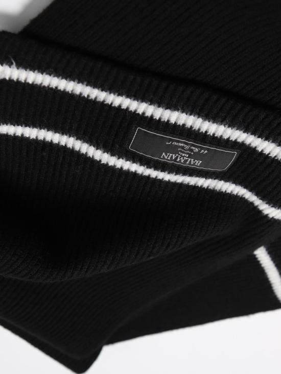 25FW [키즈] 발망 스카프 BV0P73Z2359 930AV Black - BALMAIN