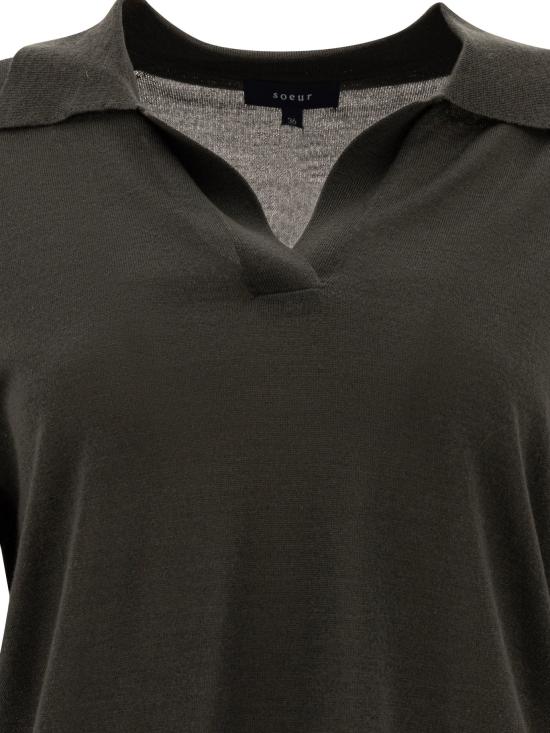 25SS 쉐르 폴로 티셔츠 PUL1606ELTONKAK01 - SOEUR