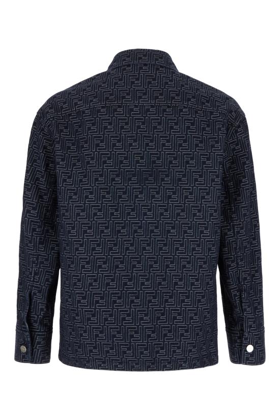 25SS 펜디 긴팔 셔츠 FW1321AUX4 F0BUZ Blu - FENDI