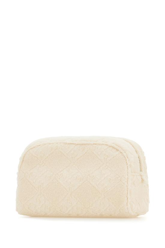 25FW 토리버치 엘라 테리 파우치 169515 100 Bianco - TORY BURCH